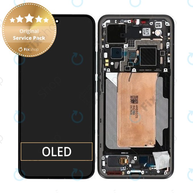 Дисплей за Xiaomi 15 5G, Black, Тъчскрийн с рамка, 560061000O300 Genuine Service Pack