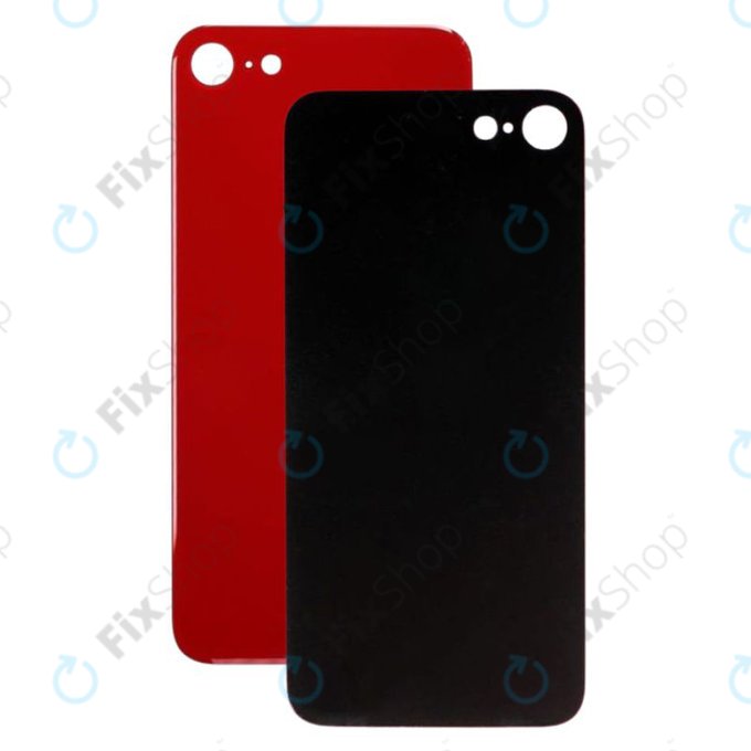 Задно стъкло за iPhone 8, червен, Red