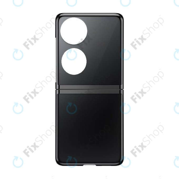 Капак на батерията за Huawei P50 Pocket BAL-AL00 BAL-L49, Top + Bottom, черен, Black,