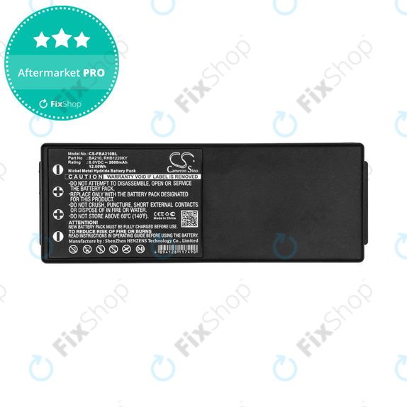 Батерия за HBC Radiomatic BA, 2000mAh, Ni-MH, 6V, RHB1220KY, HQ