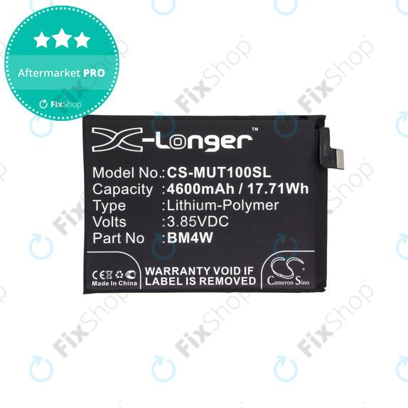 Батерия за Xiaomi Mi 10T Lite 5G, 4600mAh, Li-Pol, 3.85 V, BM4W, HQ