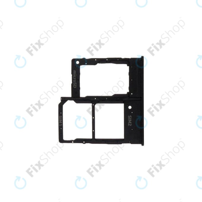 SIM държач за Samsung A20e A202F, черен, Black, GH98-44377A, Genuine Service Pack