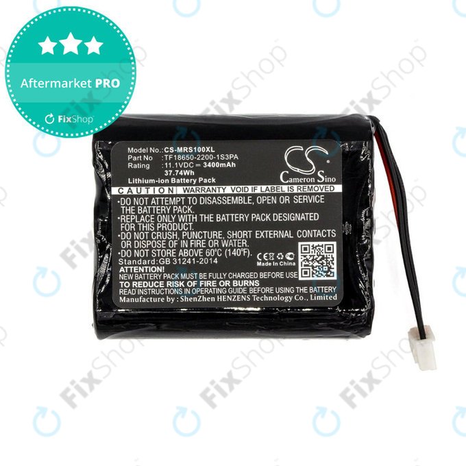Батерия за Marshall Stockwell, 3400mAh, Li-Ion, 11.1V, TF18650-2200-1S3PA, HQ