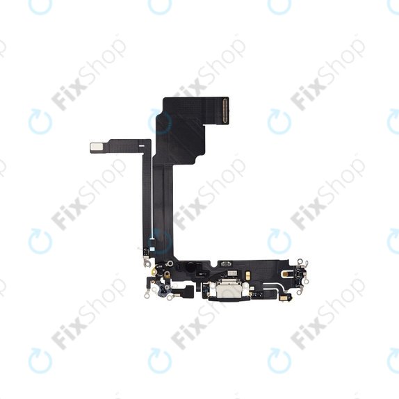 Конектор за зареждане с гъвкав кабел за iPhone 15 Pro Max, Black Titanium