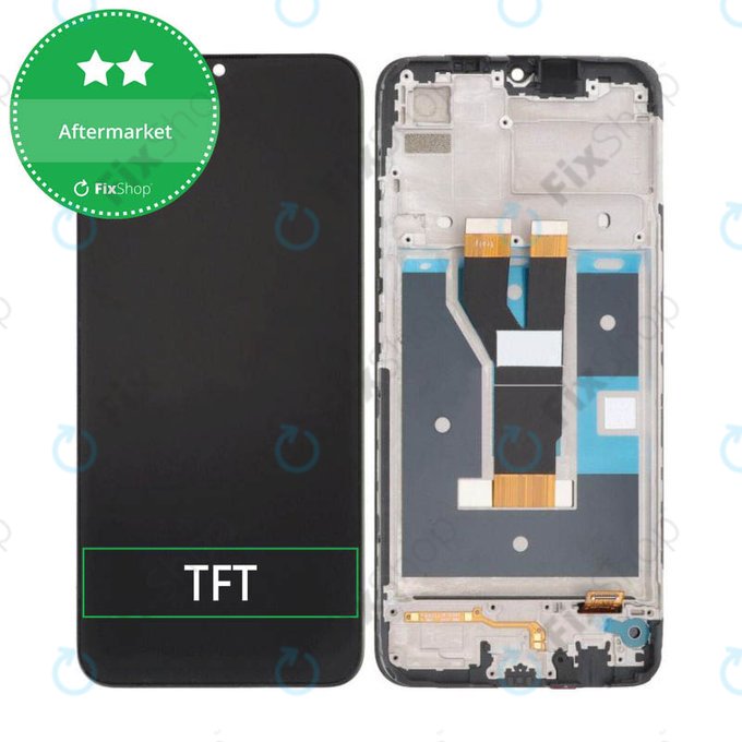 дисплей за Realme C11 2021 RMX3231, Тъчскрийн и рамка, TFT