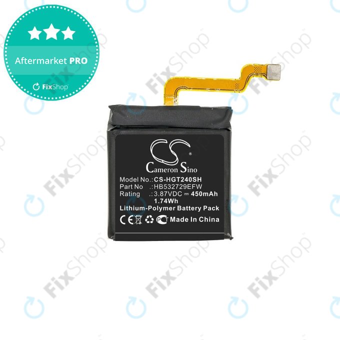 Батерия за Huawei Watch 3, GT2 Pro, 450mAh, Li-Pol, 3.87 V, HB532729EFW, HQ