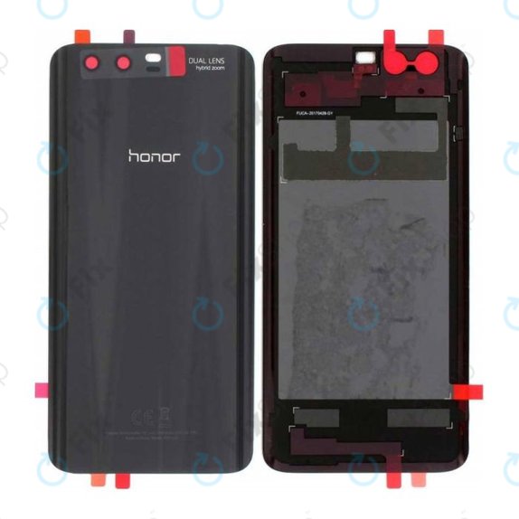 Капак на батерията за Huawei Honor 9, 02351LGH, черен, Black, Genuine Service Pack
