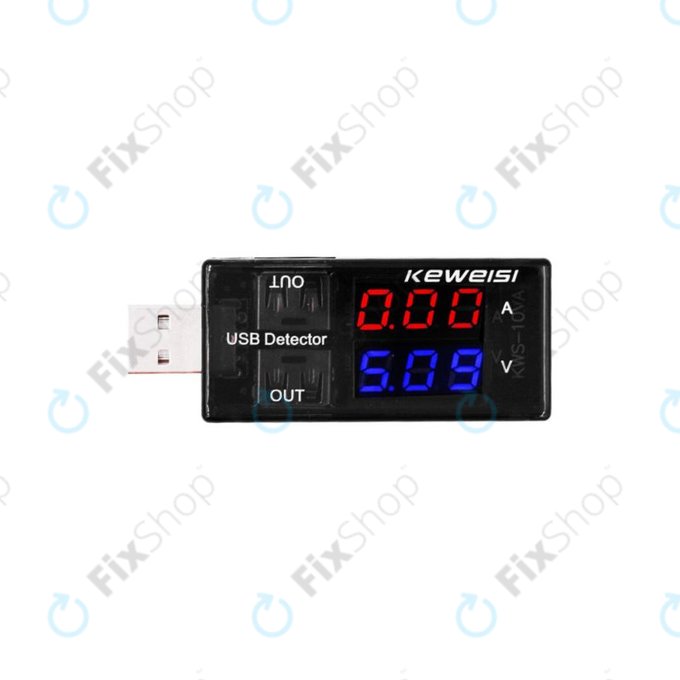 USB тестер за зареждане на смартфони (IN/OUT), Keweisi