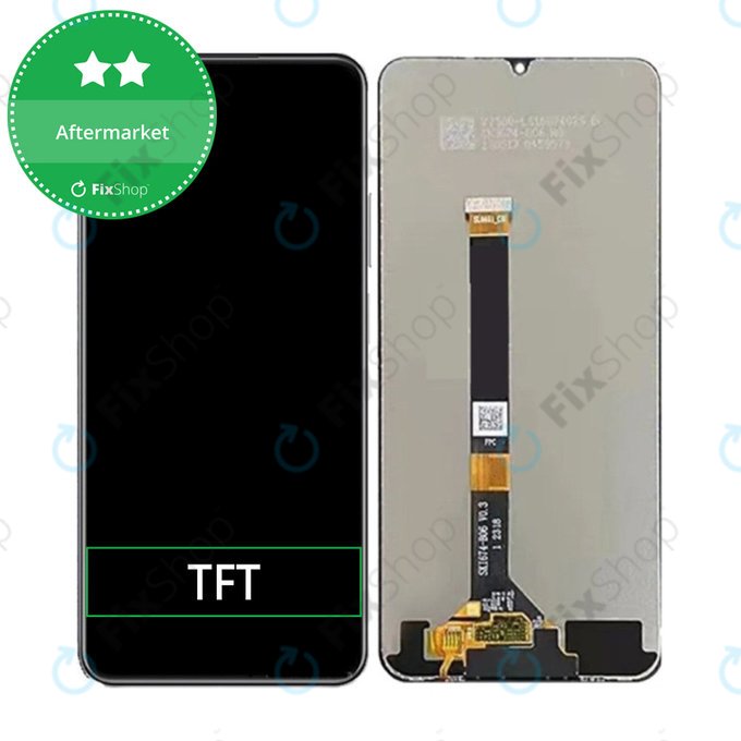 дисплей за Realme C51, Тъчскрийн без рамка, TFT