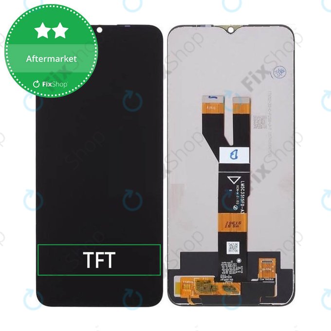 дисплей за Realme C21, Тъчскрийн без рамка, TFT
