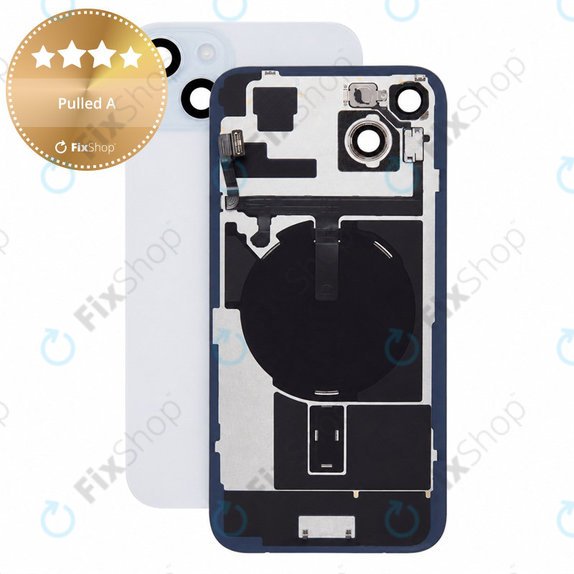 Стъкло на задния капак за iPhone 15 Plus, Black, Pulled A
