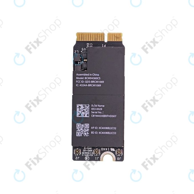 AirPort безжична мрежова карта BCM943602CS за MacBook Pro 13" A1502 (ранен 2015), 15" A1398 (среден 2015)