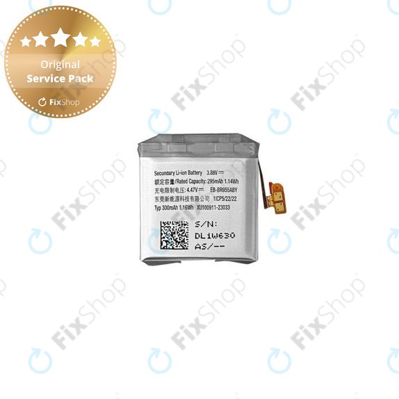 Батерия за Samsung Watch 6 43mm Classic R950, R955, 300mAh, EB-BR955ABY, GH43-05160A Genuine Service Pack