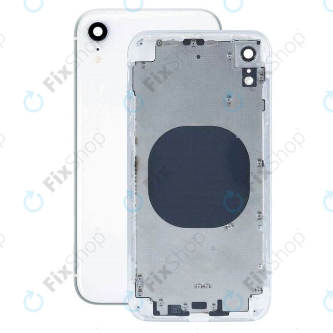 Заден калъф за iPhone XR, бял, White