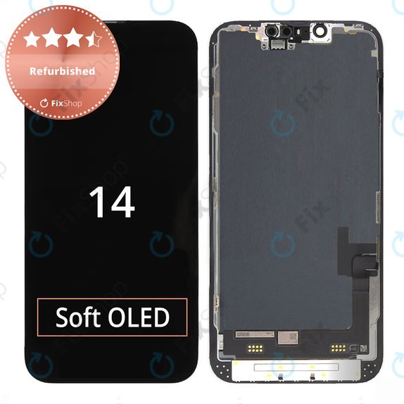 Дисплей за iPhone 14, Тъчскрийн с рамка, Refurbished