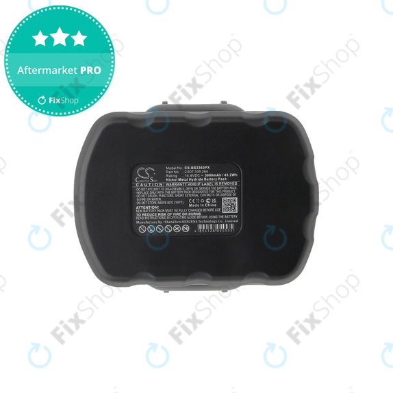 Батерия за Bosch 13614, 3000mAh, Ni-MH, 14.4V, 2 607 335 264, HQ