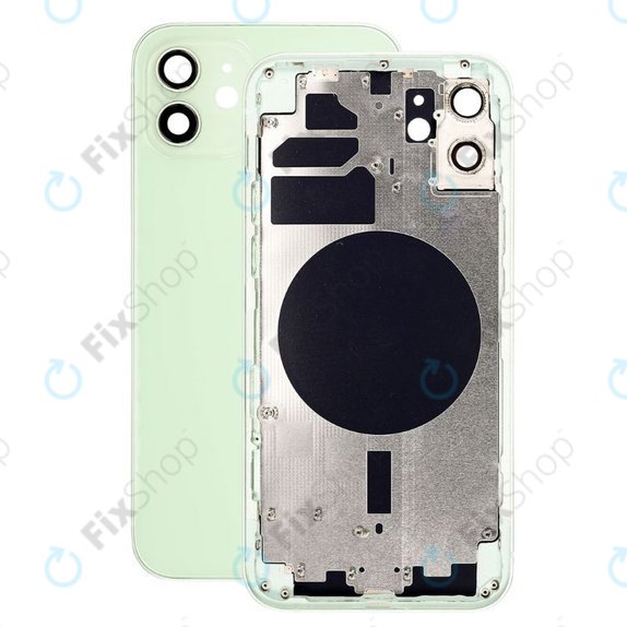 Заден калъф за iPhone 12, зелен, Green