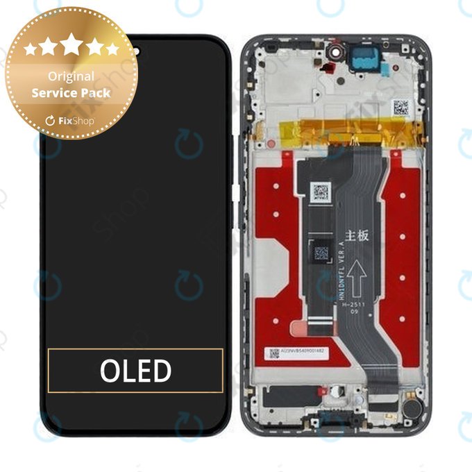 Дисплей за Honor 400, Midnight Black, Тъчскрийн с рамка, 0235APNR Genuine Service Pack