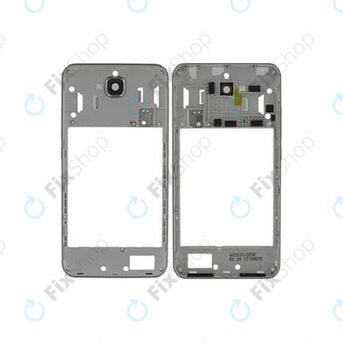 Средна рамка за Huawei Y6 Pro, 97070LER, сив, Gray, Genuine Service Pack