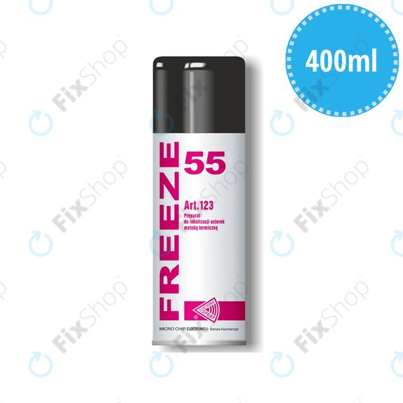 Охлаждащ спрей -55°C (Запалим, Непроводим) – 400ml, Freeze 55