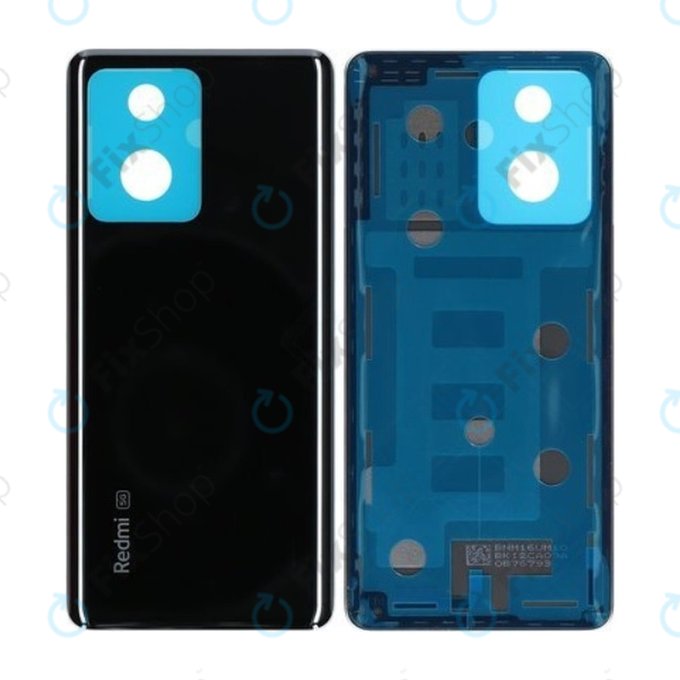 Капак на батерията за Xiaomi Redmi Note 12 Pro+ 5G, 1610111000836B, Midnight Black, Genuine Service Pack
