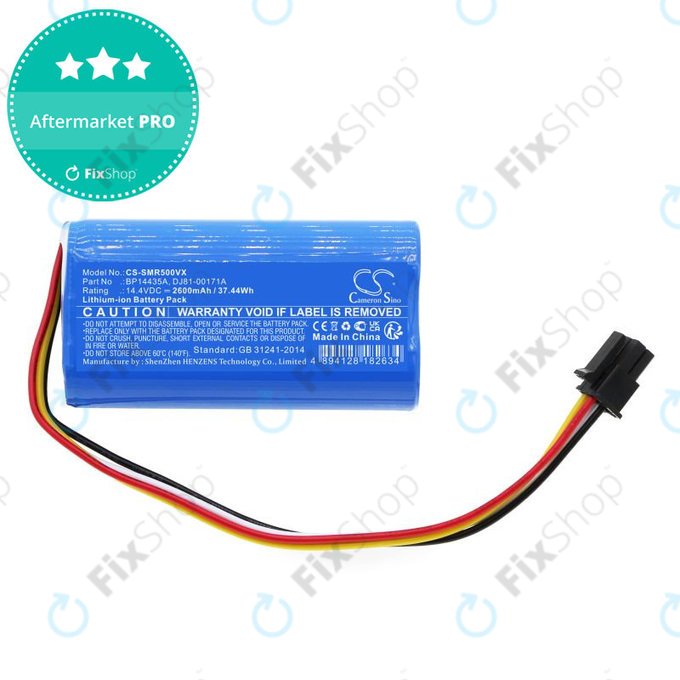 Батерия за Samsung PowerBot VR05R5050WK, Midea i5, i9 EYE, 2600mAh, Li-Ion, 14.4V, BP14435A, HQ