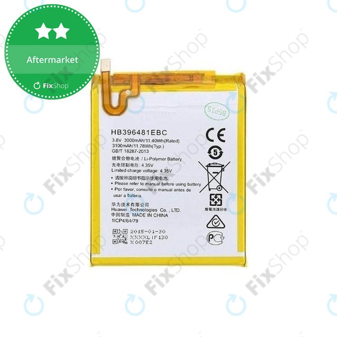 Батерия за Huawei G8, Y6 II, Honor 5X, HB396481EBC, 3100mAh