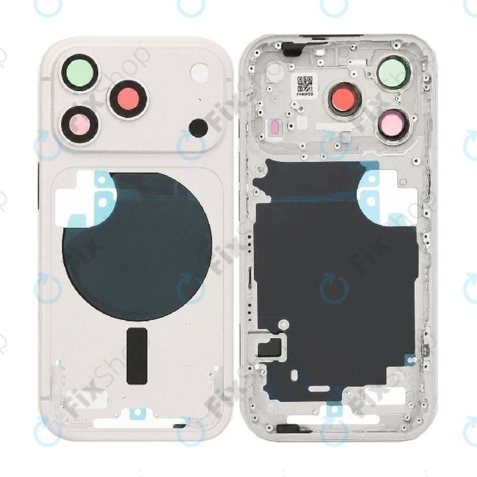 Заден корпус за iPhone 17 Pro Max, Silver