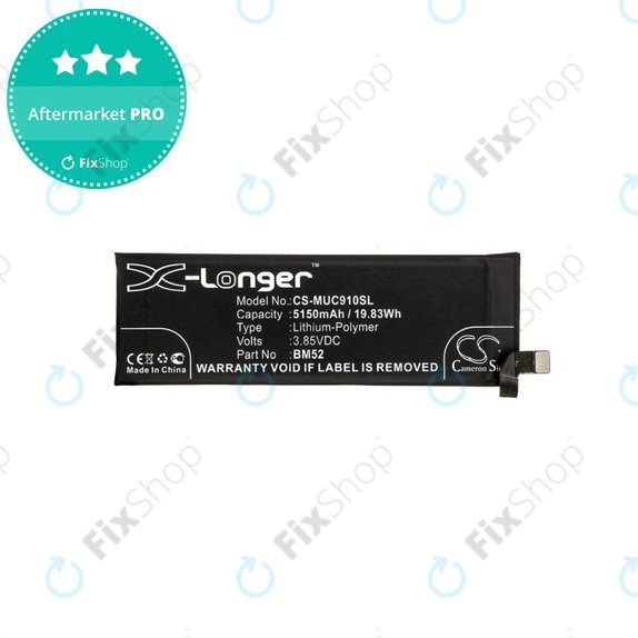 Батерия за Xiaomi Mi Note 10 M190F4AG, 5150mAh, Li-Pol, 3.85 V, BM52, HQ