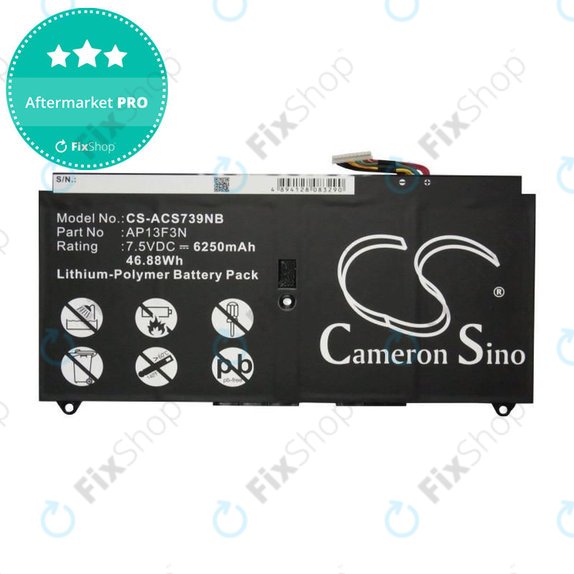 Батерия за Acer Aspire S7, 6250mAh, Li-Pol, 7.5V, AP13F3N, HQ