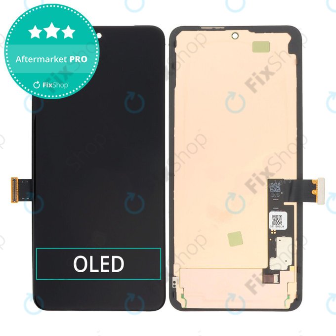 дисплей OLED за Google Pixel 8 Pro GC3VE G1MNW, Тъчскрийн и рамка, черен, Black
