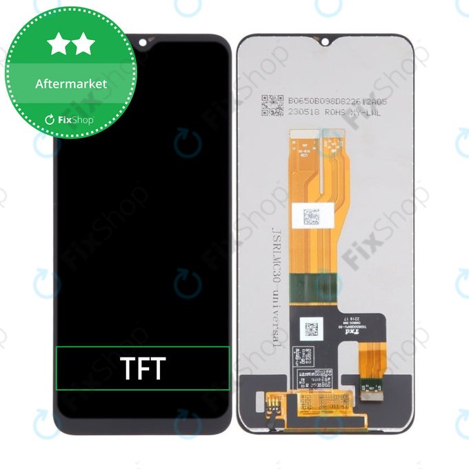 дисплей за Realme C30 RMX3581, Тъчскрийн без рамка, TFT