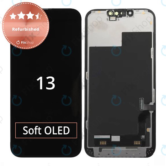 Дисплей за iPhone 13, Тъчскрийн с рамка, Refurbished
