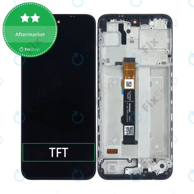 дисплей за Motorola Moto G41 XT2167, Тъчскрийн и рамка, Meteorite Black, TFT
