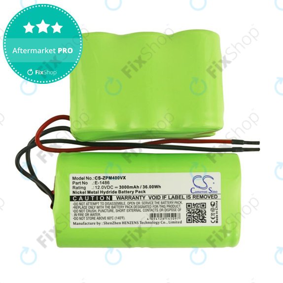 Батерия за Zepter PWC 400 Turbohandy, 3000mAh, Ni-MH, 12V, E-1486, HQ