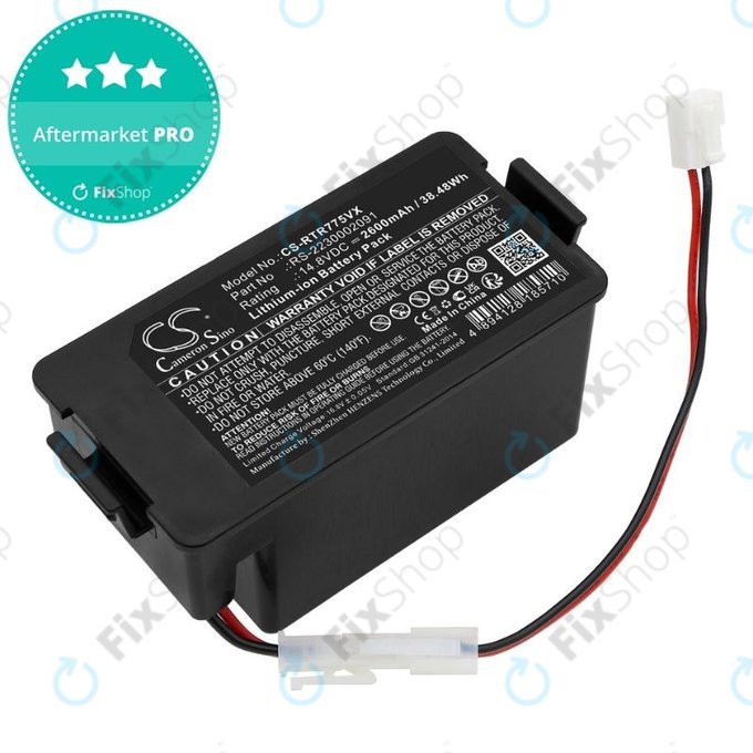 Батерия за Rowenta RR7774, RR7755, RS-2230002091, Li-Ion 14.8V 2600mAh, HQ
