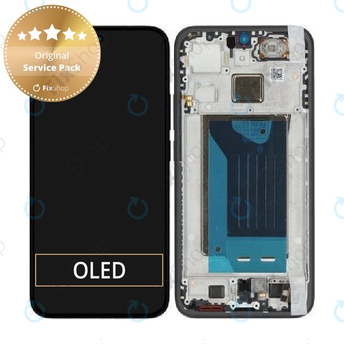Дисплей за Xiaomi 15T 5G, Black, Тъчскрийн с рамка, 5600010O12A00, Genuine Service Pack