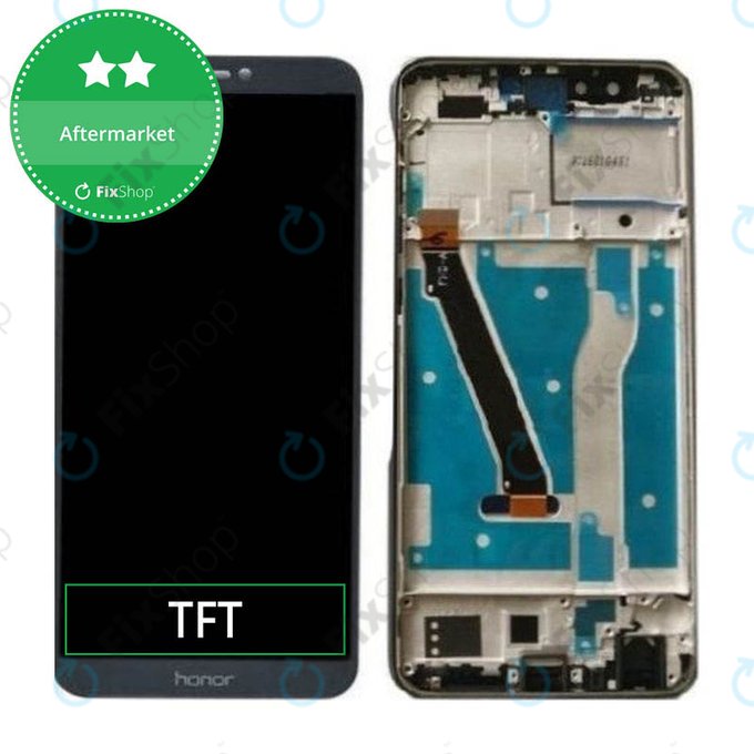 дисплей за Huawei Honor 9 Lite, Тъчскрийн и рамка, Glacier Grey, TFT