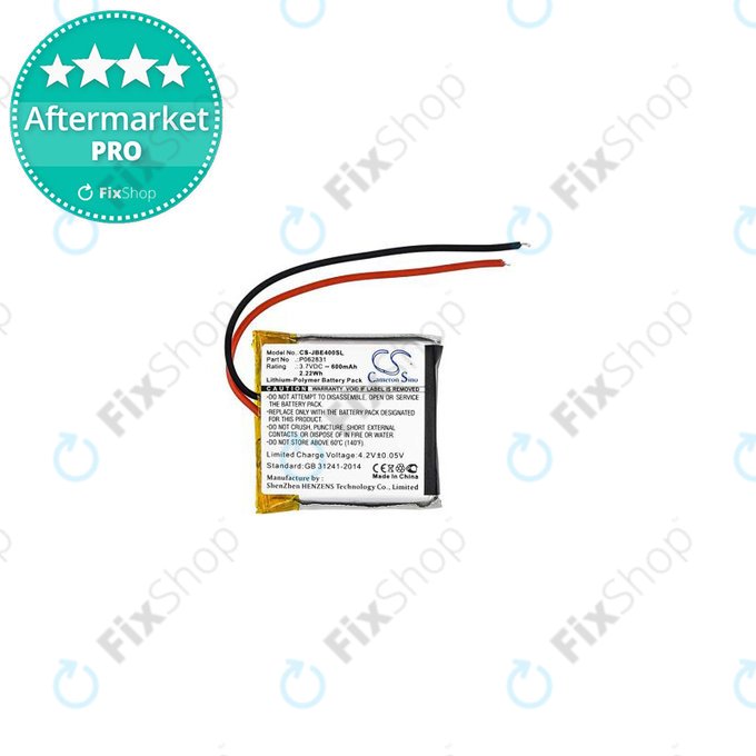 Батерия за JBL Synchros S400BT, Tune 500BT, 600BT, P062831, 600mAh, HQ