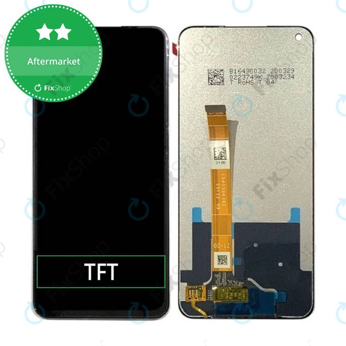 дисплей за Oppo A52, A72, A92, Тъчскрийн без рамка, TFT