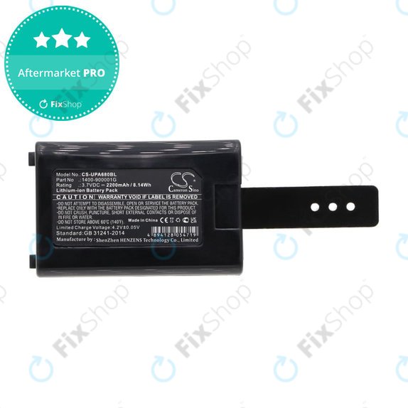 Батерия за Unitech HT680, 2200mAh, Li-Ion, 3.7V, 1400-900005G, HQ