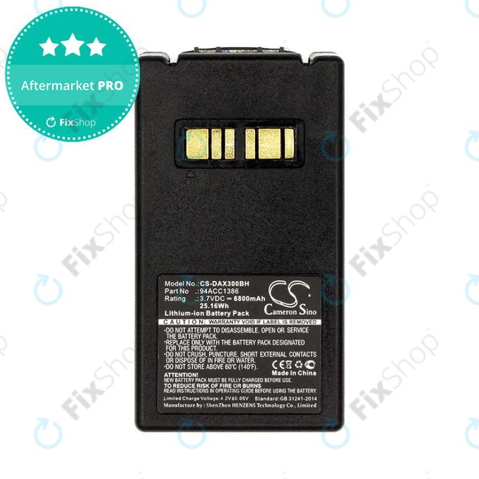Батерия за Datalogic Falcon X4, X3, 6800mAh, Li-Ion, 3.7V, 94ACC1386, HQ