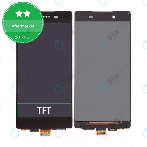 дисплей за Sony Xperia Z3 Plus E6553, Тъчскрийн без рамка, черен, Black, TFT