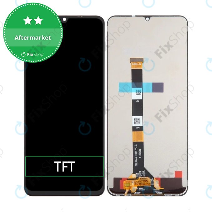 дисплей за Realme C53 RMX3760, Тъчскрийн без рамка, TFT