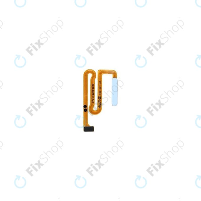 Сензор за пръстов отпечатък с гъвкав кабел за Samsung A13 A135F, GH96-15035B, Light Blue, Genuine Service Pack