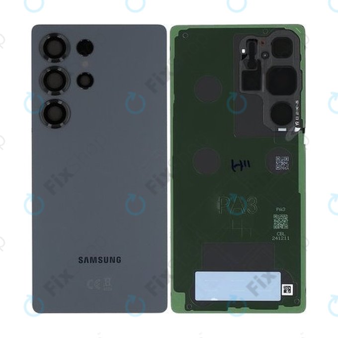 Заден капак за Samsung S25 Ultra, Titanium Black, GH82-36353D, Genuine Service Pack
