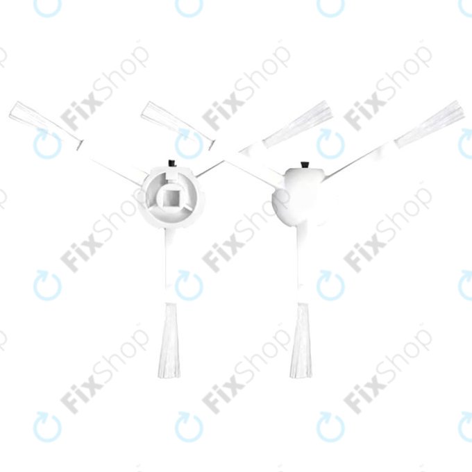 Странична четка за Xiaomi Dreame L20 Ultra, X20 Pro, X20 Pro Plus, бял, White, 2бр.