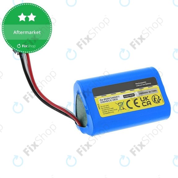 Батерия за Ecovacs Deebot D36A, DA60, DB35, DA60-Darfon, Li-Ion 10.8V 3400mAh