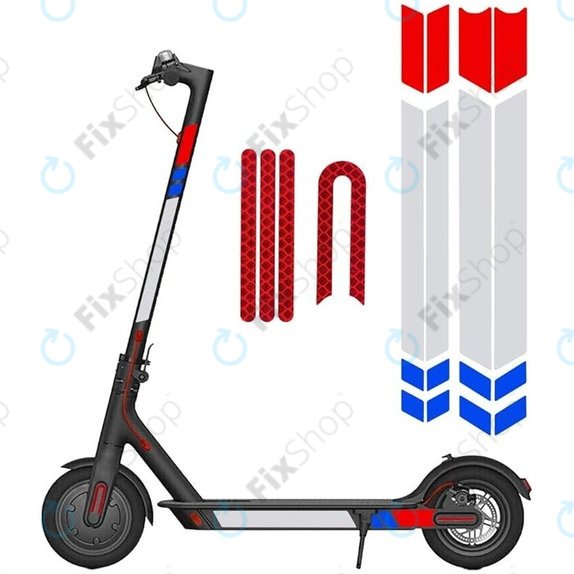 Светлоотразителни стикери (A) за Xiaomi Mi Electric Scooter 1S, 2 M365, Essential, Pro, Pro 2