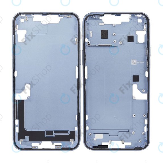 Средна рамка за iPhone 14 Plus, син, Blue